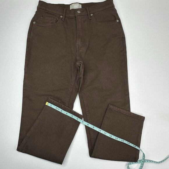 Everlane Women's Cocoa The Original Cheeky Minimalist Jeans W28-30‎ Crop/L26.2 - Picture 10 of 11